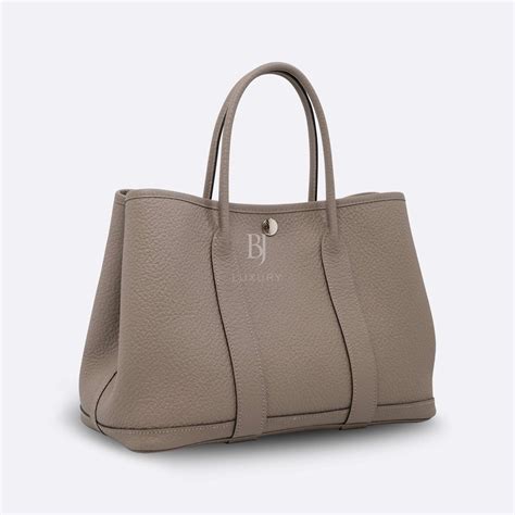 hermes gris asphalt garden party|Hermes garden party tote price.